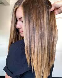 delicious caramel highlights on brown