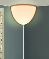 Ebern Designs Johnna Heater Shield Beacon Series Triangle 1 Light Plug In Corner Wall Light Reviews Wayfair