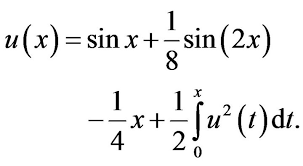 Non Linear Volterra Integral Equations
