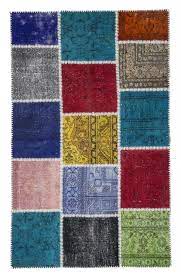 over d turkish patchwork rug 0455