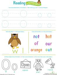 He we have presented a large collection of materials for all letters (a to z) in the alphabet. Get Ready For Reading All About The Letter O Worksheet Education Com