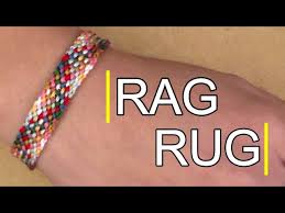 friendship bracelet rag rug easy for