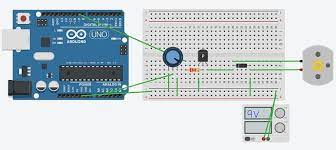 Speed Control Of Dc Motor Using Arduino gambar png