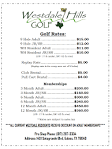 Rates - Westdale Hills Golf Course