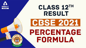 cbse cl 12 result 2021 percene