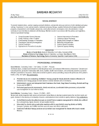 Social Work Resume Sample Collection Of Solutions Sample Social Work