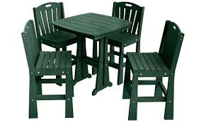 5 Piece Bar Height Patio Dining Set