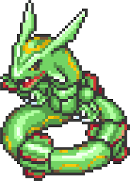 Pokémon icons (448kb) — sprites used in the pokémon screen (no animations). Download Rayquaza Pixel Art Pokemon Rayquaza Full Size Png Image Pngkit