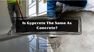 is gypcrete the same as concrete