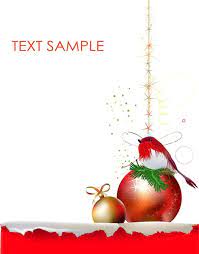 Christmas Background With Balls And Ripped Paper Effect Stock Vector  gambar png