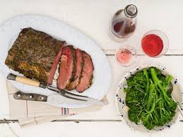 slow roasted scotch fillet with vino