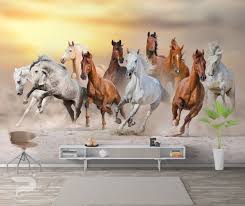 Wild Horses Wall Mural Stallion Wall