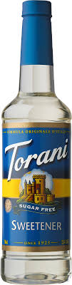 sugar free sweetener torani