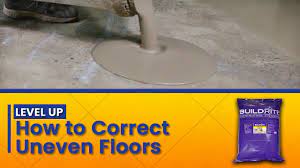 how to repair uneven concrete floors