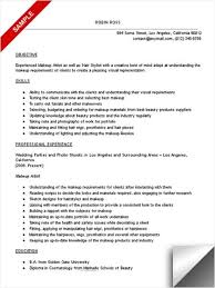 5 makeup artist resume exles why