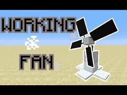 working fan in minecraft you