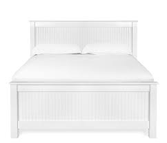 Cottage Queen Panel Bed Angel White