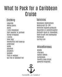 What To Pack For A Caribbean Cruise Vacation Foodie With Family