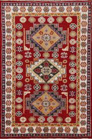 color kazak indian rug thick