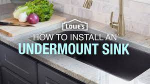 Though installing sinks may vary due to style and plumbing setups, there are remove the current sink by sliding the edge of a putty knife around the perimeter of the bathroom sink, loosening for undermount sinks, put a bead of silicone under, have someone hold the sink in place, and install. How To Replace And Install An Undermount Sink Youtube