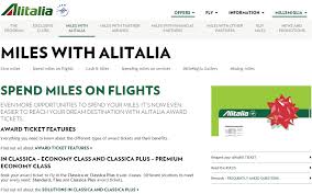 How To Book Alitalia Millemiglia Awards