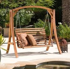 Buy Porch Swing With Stand Teaklab