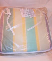 vtg chair pad set of 4 kmart outdoor