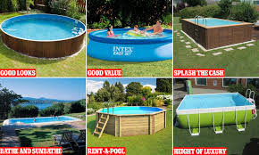 Building your own pool kit can be the most fulfilling diy back garden project you've ever done! Instant Garden Pools You Can Splash Out On From An 80 Inflatable To A 12 000 Luxury Model Daily Mail Online