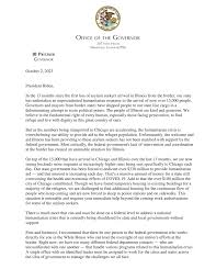 letter to president biden