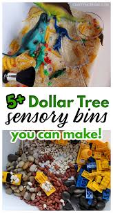 dollar tree sensory bin ideas crafty