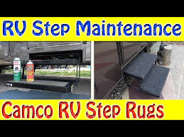 rv step maintenance camco rv step rug