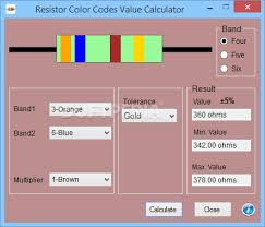 Download Resistor Color Codes Value Calculator 1 0