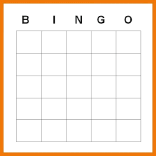 Blank Bingo Card Template Word Within Ideas With Pictures Generator