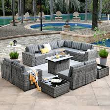 Outdoor Patio Conversation Sofa Set