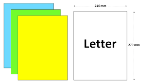 Letter Frame Photo Paper Size Mm Cm Inch