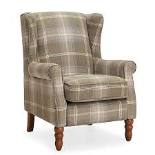 Get it as soon as wed, jul 14. Oswald Check Wingback Armchair Natural Dunelm