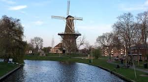 Dutch Gazing At The City Of Leiden