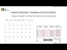Lesson 1 Paper Timesheet Training Youtube