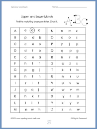 alphabet worksheets reinforce upper and
