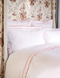 C Scalloped Bed Linen Collection