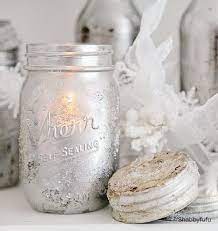 Mercury Glass Mason Jar Diy Tutorial