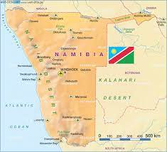 Die karte ist weniger geeignet im bereich von städten. Karte Von Namibia Land Staat Welt Atlas De
