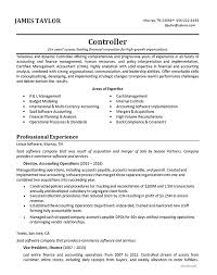 Accounting Manager Resume Example Controller
