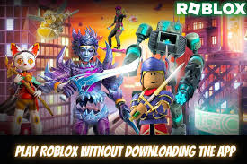 play roblox without ing it