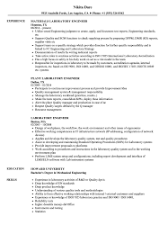 A complete guide to writing a resume for a mechanical engineer. Laboratory Engineer Resume Samples Velvet Jobs