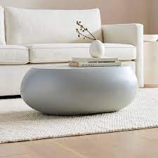 pebble indoor outdoor oval coffee table