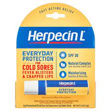 herpecin l lip balm stick lip protectant cold sore sunscreen spf 30 0 1 oz