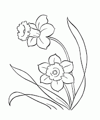 Let's color some spring coloring pages! Spring Flowers Coloring Pages Coloring Home