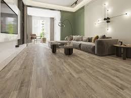 Brown Spc Wooden Flooring Service For