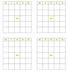 Bingo Card Template Word New Excel Elegant Of Blank